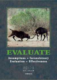 Assumptions = Inconsistancy, Evaluation = Effectiveness Evaluate